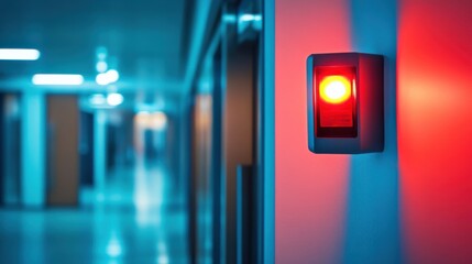 Red Light in a Blurred Corridor