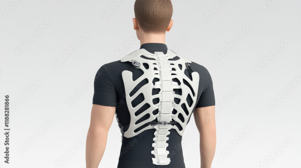 Poster safety aspects, 3d rendering of a person showcasing a concept, high-fidelity image suitable for comm