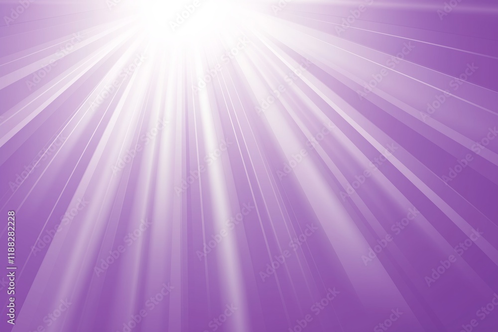 Aufkleber abstract purple background with converging light rays emanating from a central bright source