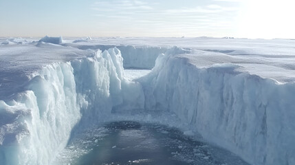 Glacier Wonders  Ice Mountains  and Snowy Valleys