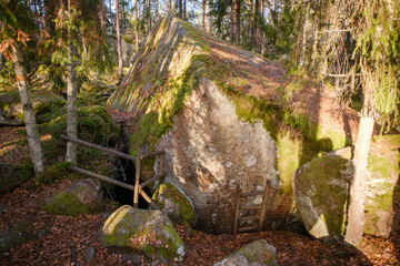 Lasse-maja grottan cave in Sweden