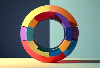 Obraz premium circle graphic