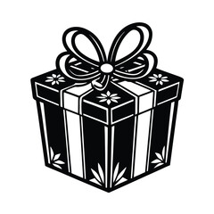 gift box isolated on white background vector