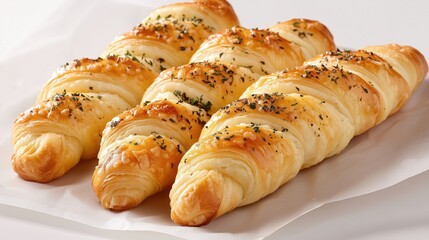 Cheddar Herb Pastry Twists: Savory Party Snack