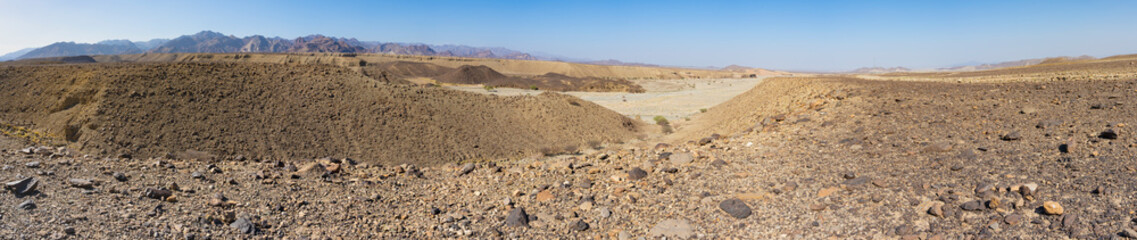 The beginning of the Rift Valley in the Danakil Depression in Ethiopia in Africa.