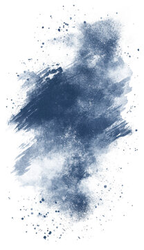 Watercolor brush strokes abstract art