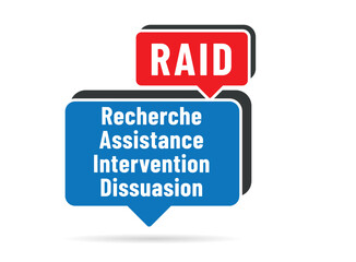 RAID - Acronyme, Recherche, assistance, intervention, dissuasion