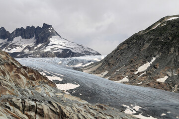 The Switzerland Rhone Glacier