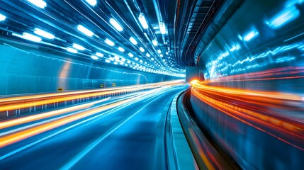 Grid cables passing through tunnels