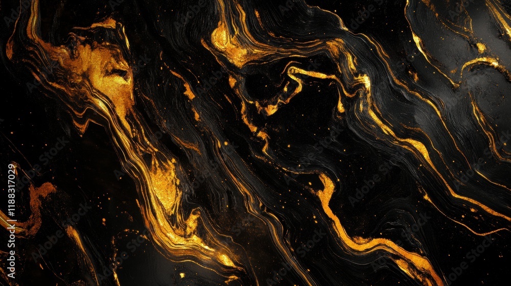 Aufkleber elegant marble texture, showcasing intricate veining and a polished finish, perfect for upscale desi