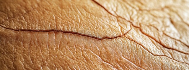 Intricate Skin Texture, showcasing the contrast of fine lines and smoothness, highlighting unique patterns and natural variations.