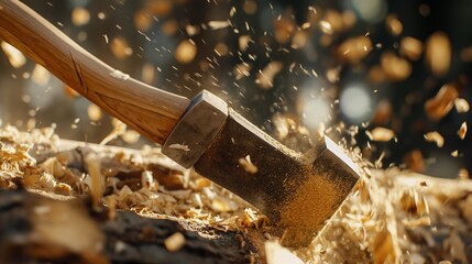 wood 
forest 
close up wood cutting 
axe 
wood cutter
ashes of wood 