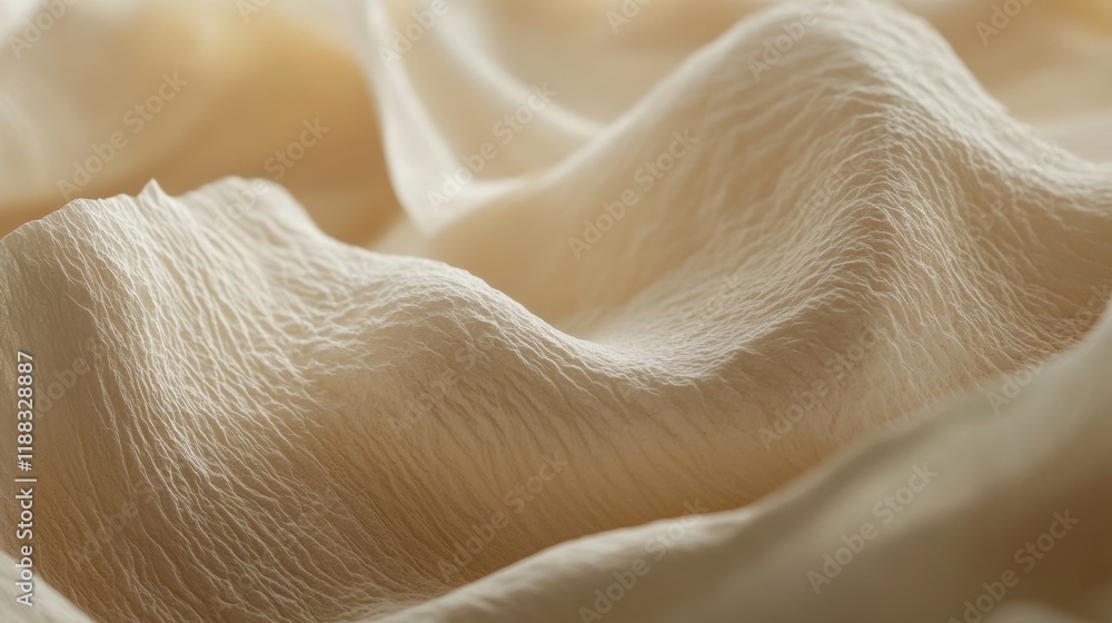 Poster soft paper texture close-up, highlighting delicate fibers and smooth details, inviting tactile explo