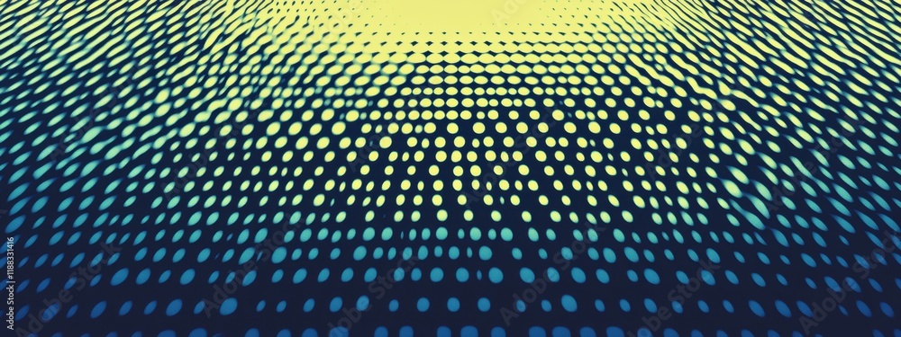 Poster classic halftone gradient, traditional design featuring evenly spaced dots creating a smooth transit
