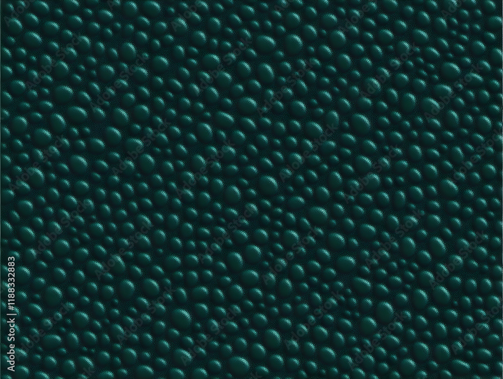 Poster dark green bumpy textured surface creates an intriguing visual effect seamlessly and repeatedly.