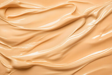 Obraz premium Liquid foundation texture creates smooth, flowing waves seamlessly across the surface.