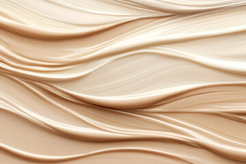 Obraz premium Liquid Foundation Makeup Swirls Smoothly and Creates a Visually Appealing Texture