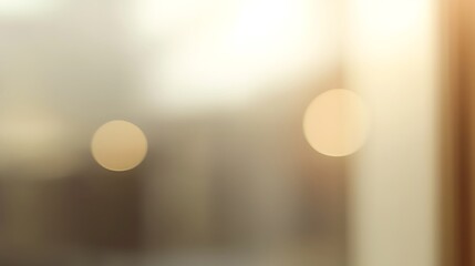 Abstract Blurred Background With Two Soft Yellow Lights