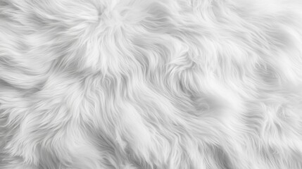 Obraz premium The image features a soft, fluffy white texture resembling fur or fabric, creating a cozy and inviting aesthetic.