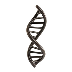 Double helix dna structure science laboratory illustration transparent background educational context