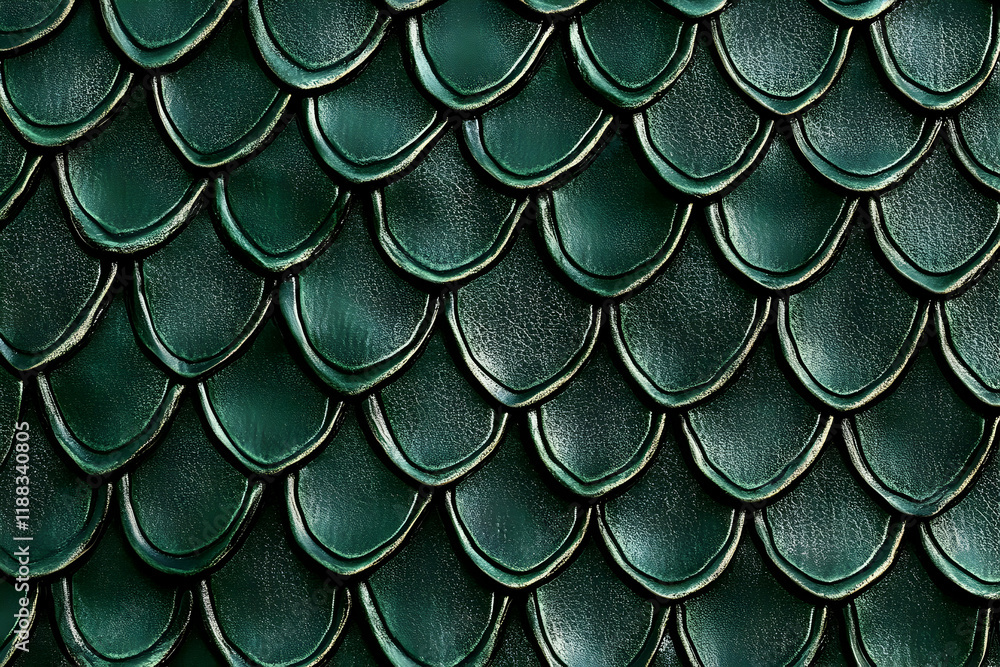 Poster green scale pattern texture forms a repetitive design with highlights beautifully