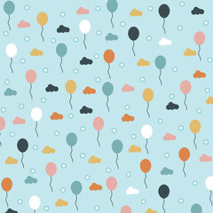 Seamless Cloud and cloud Pattern