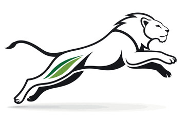 illustration of a lion