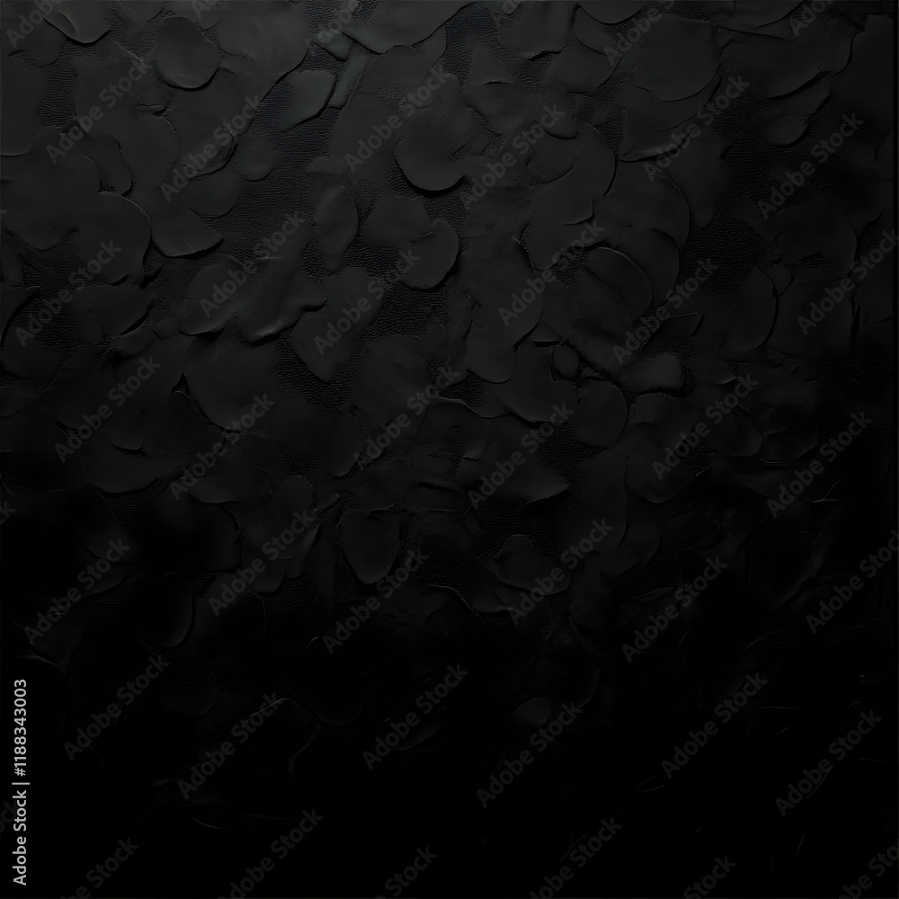 Poster abstract black textured background creates a dramatic and moody atmosphere with depth and shadows.