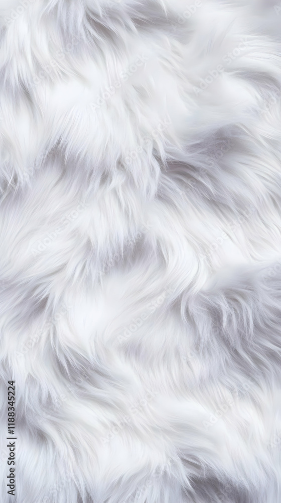 Poster white fur texture background creates a soft and elegant visual with fine hairs gently curving