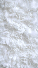 Obraz premium White Fur Texture Creates a Soft and Cozy Background for Winter Designs