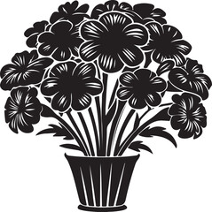 line art Vector flower top illustration line art image