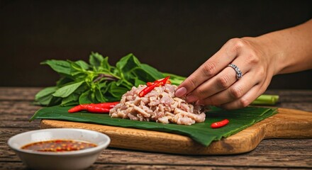 food, salad, chef, plate, cooking, hand, meal, restaurant, meat, vegetable, dinner, dish, vegetables, cuisine, fresh, lunch, kitchen, table, appetizer, gourmet, tomato, cheese, cook, beef, healthy