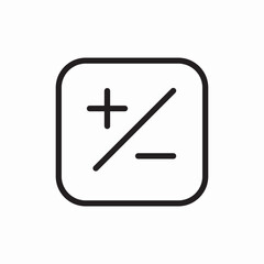 Obraz premium calculator math compute icon vector sign