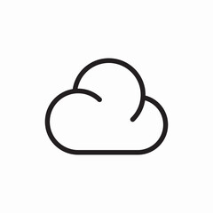 cloud storage icon vector sign