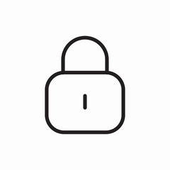 lock security protection icon vector sign
