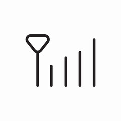 filter data sort icon vector sign