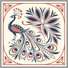 Seamless mughal art motif pattern | Premium AI-generated image, vector.