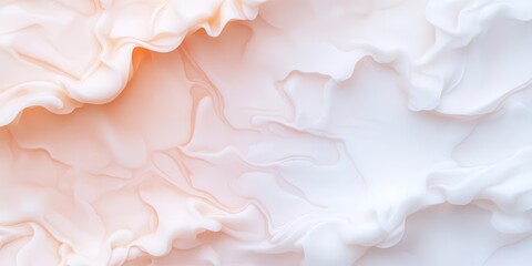 Abstract shapes inspired by frost crystals in soft winter hues, diffused dreamy lighting, creating a serene seasonal atmosphere.