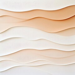 Abstract sand dunes in warm desert tones, blending natural textures and minimalist aesthetic, inspired by arid landscapes