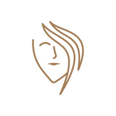 Obraz premium beauty women face logo icon
