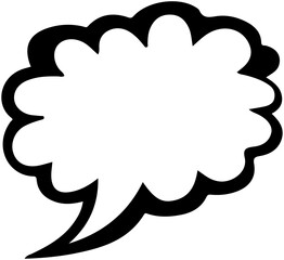 Obraz premium Cloud Dialog box 