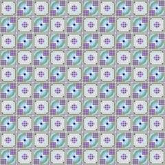 Abstract Colourful pixel Pattern Design