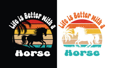 Life is Better with a Horse vintage.Horse vintage bundles.
