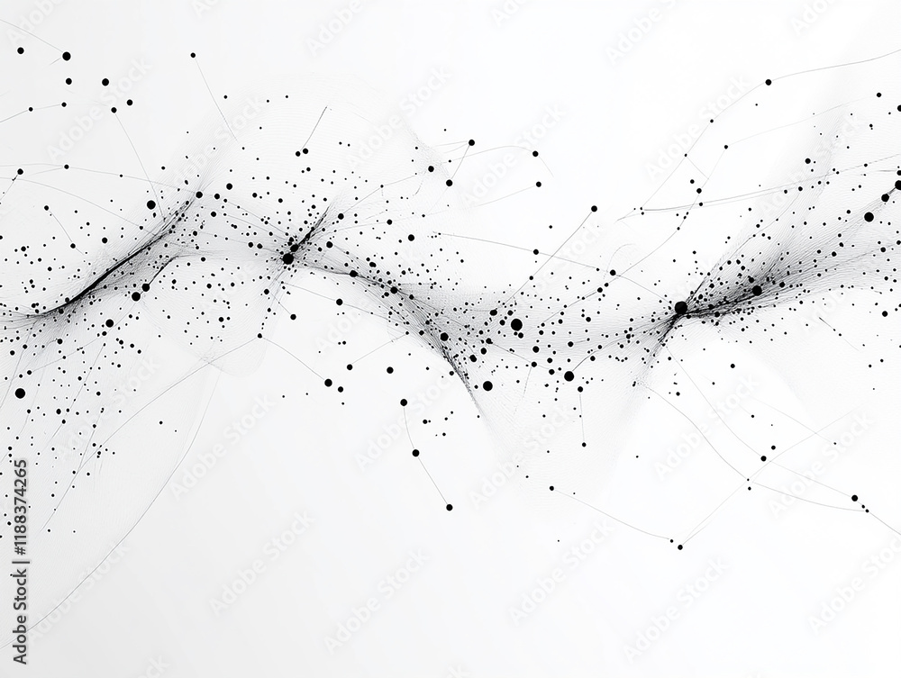 Poster exploration of abstract concepts in digital art creation virtual space graphic design minimalist env