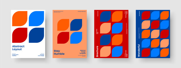 Geometric Poster Template. Isolated Book Cover Design. Abstract Report Layout. Banner. Brochure. Flyer. Business Presentation. Background. Newsletter. Magazine. Advertising. Journal. Catalog