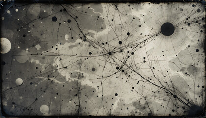 abstract retro vintage photo illustration