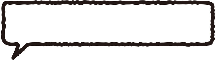 Obraz premium Hand drawn speech bubble 