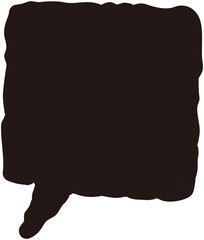 Hand Drawn Dialog Doodle box
