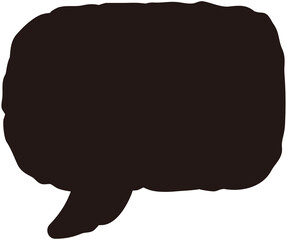 Hand drawn conversation doodle box