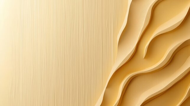 Subtle Pastel Yellow Wallpaper with Seamless Finish and Texture